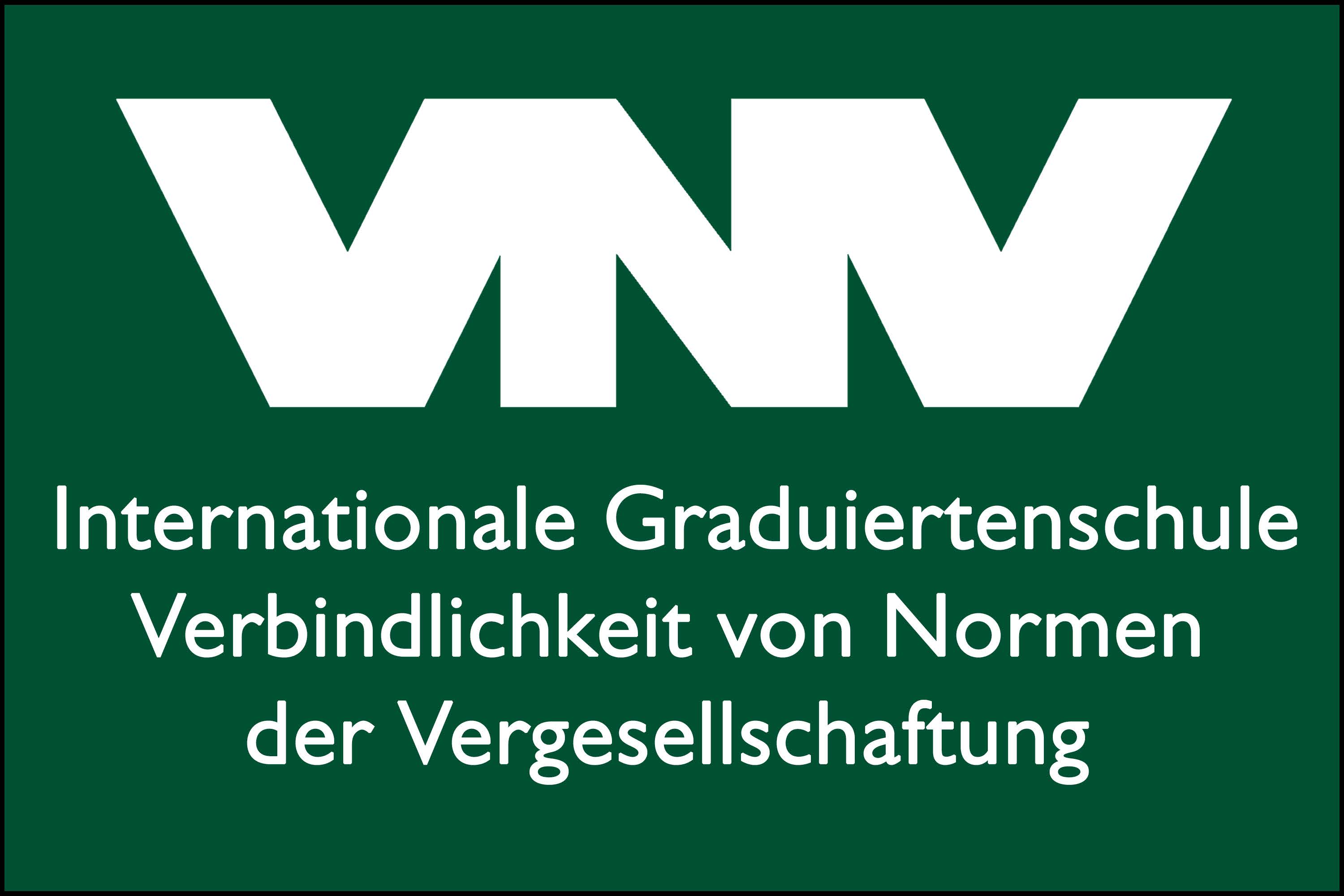 Logo der Graduiertenschule "Verbindlichkeit von Normen der Vergesellschaftung"
